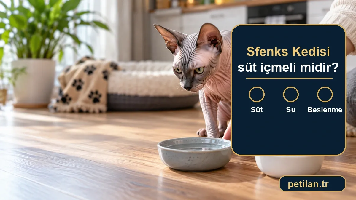 Sfenks Kedisi süt içmeli midir?