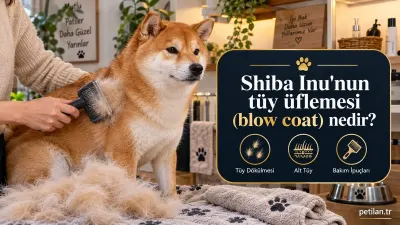 Shiba Inu'nun tüy üflemesi (blow coat) nedir?