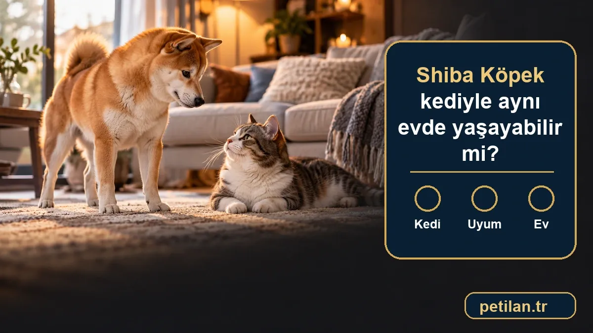 Shiba Köpek kediyle aynı evde yaşayabilir mi?