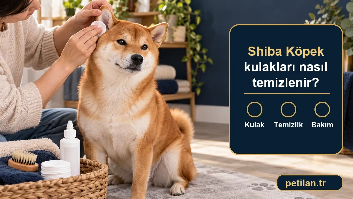 Shiba Köpek kulakları nasıl temizlenir?