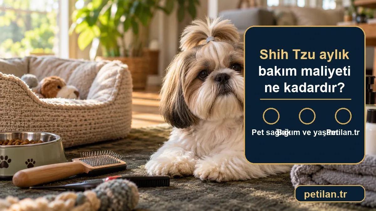 Shih Tzu aylık bakım maliyeti ne kadardır?