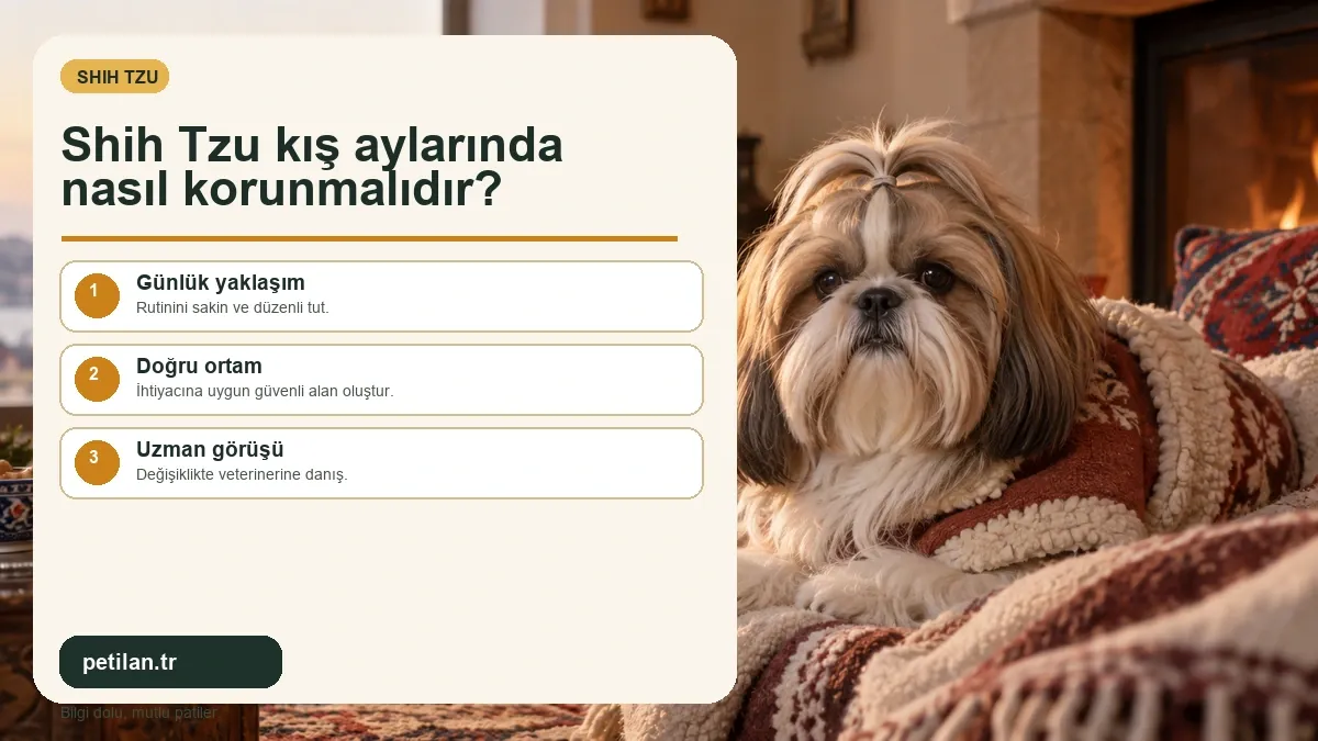 Shih Tzu kış aylarında nasıl korunmalıdır?