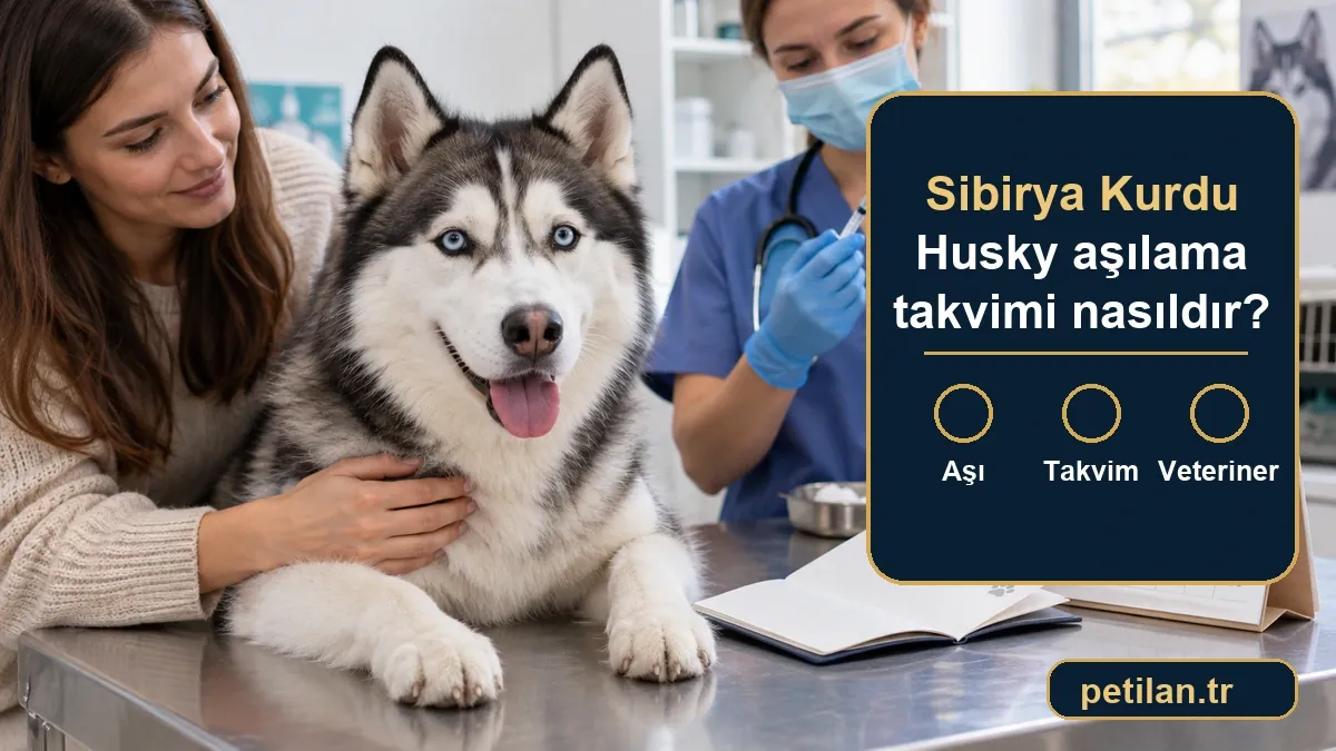 Sibirya Kurdu Husky aşılama takvimi nasıldır?