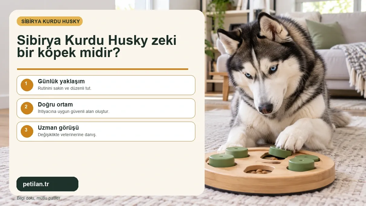 Sibirya Kurdu Husky zeki bir köpek midir?