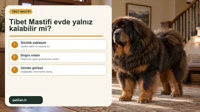Tibet Mastifi evde yalnız kalabilir mi?
