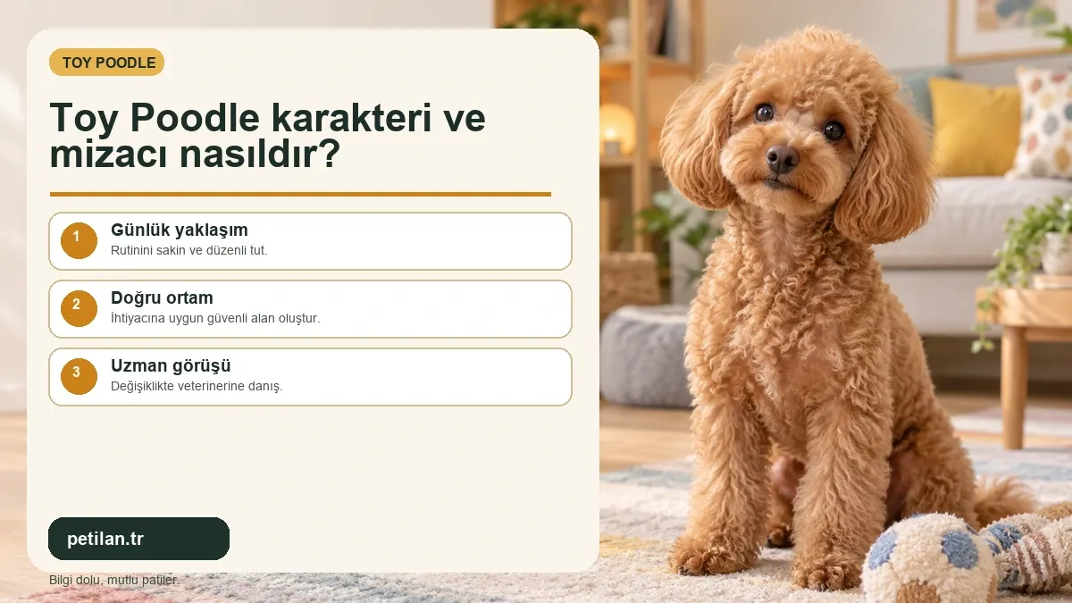 Toy Poodle karakteri ve mizacı nasıldır?