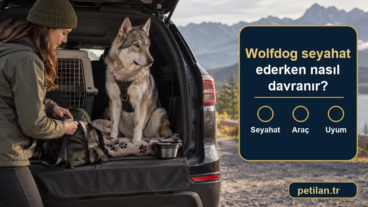 Wolfdog seyahat ederken nasıl davranır?