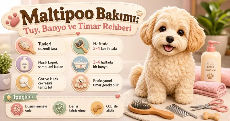 Maltipoo Bakımı: Tüy, Banyo ve Tımar Rehberi