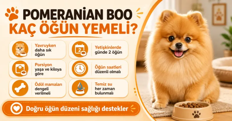 Pomeranian Boo kaç öğün yemeli?