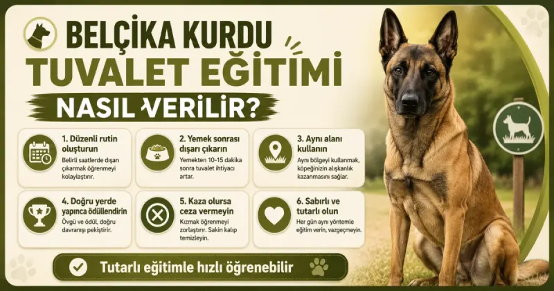 Belçika Kurdu tuvalet eğitimi nasıl verilir?