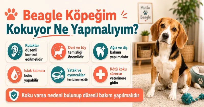 Beagle köpeğim kokuyor ne yapmalıyım?