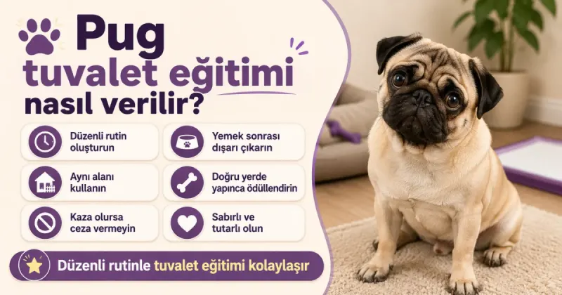 Pug tuvalet eğitimi nasıl verilir?