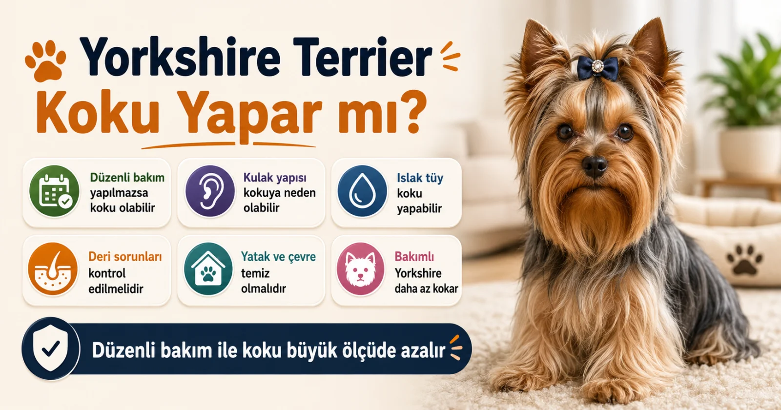 Yorkshire Terrier koku yapar mı?