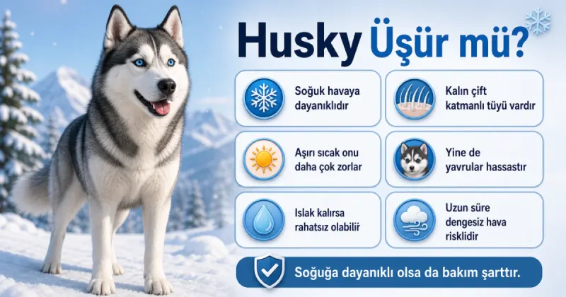 Husky üşür mü?