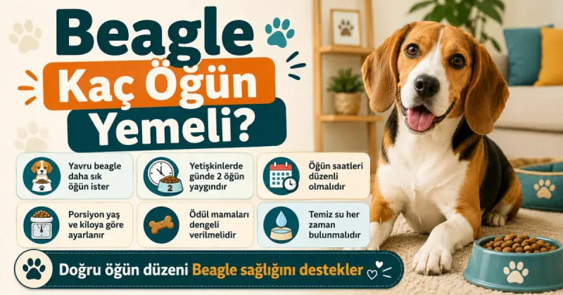 Beagle kaç öğün yemeli?
