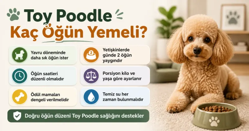 Toy Poodle kaç öğün yemeli?
