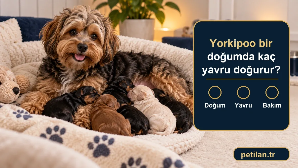 Yorkipoo bir doğumda kaç yavru doğurur?
