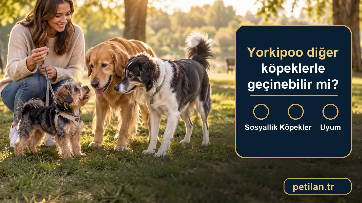Yorkipoo diğer köpeklerle geçinebilir mi?