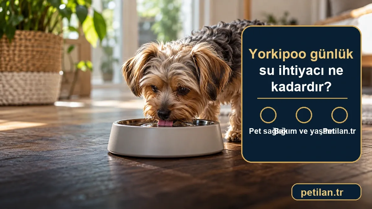 Yorkipoo günlük su ihtiyacı ne kadardır?